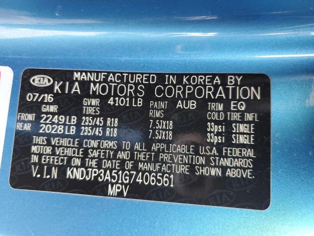 KNDJP3A51G7406561 | 2016 KIA SOUL +