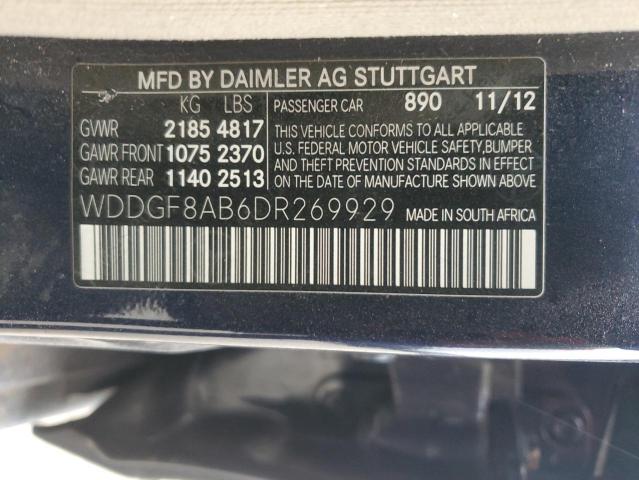 VIN WDDGF8AB6DR269929 2013 Mercedes-Benz C-Class, 3... no.12