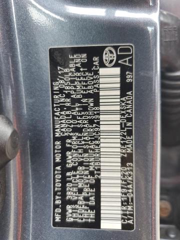 2018 TOYOTA COROLLA L - 2T1BURHE8JC971918