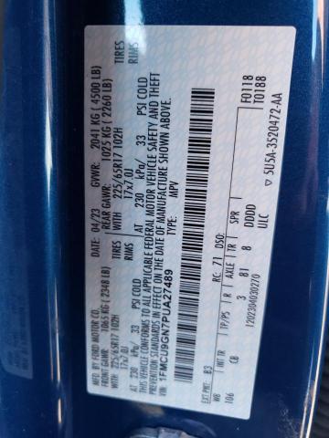 1FMCU9GN7PUA27489 Ford Escape Active