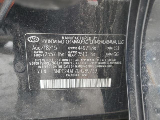 5NPE24AF7GH289739 | 2016 HYUNDAI SONATA SE