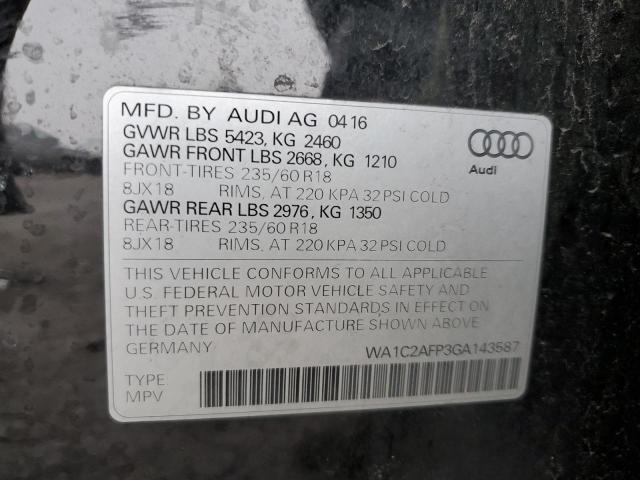 WA1C2AFP3GA143587 2016 AUDI Q5 - Image 12