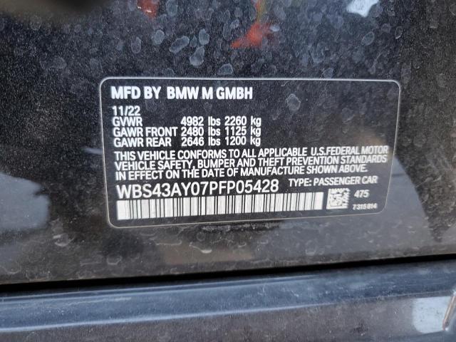 2023 BMW M3 COMPETI - WBS43AY07PFP05428