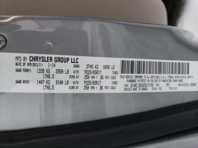 2C4RC1BGXER274785 | 2014 CHRYSLER TOWN and COU