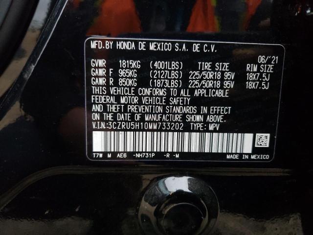 2021 HONDA HR-V SPORT 3CZRU5H10MM733202
