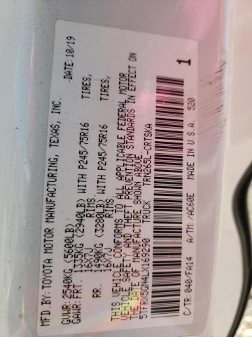 2020 TOYOTA TACOMA ACC - 5TFRX5GN4LX169290
