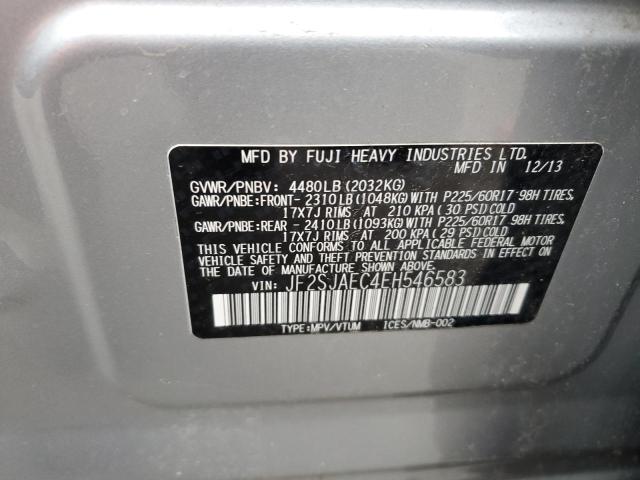 JF2SJAEC4EH546583 | 2014 SUBARU FORESTER 2