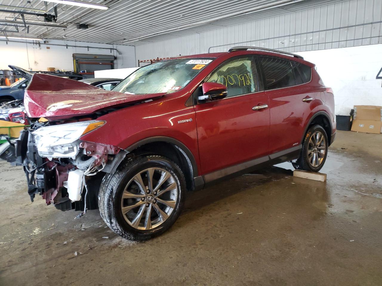 2018 Toyota Rav4 Hv Limited vin: JTMDJREV4JD215544