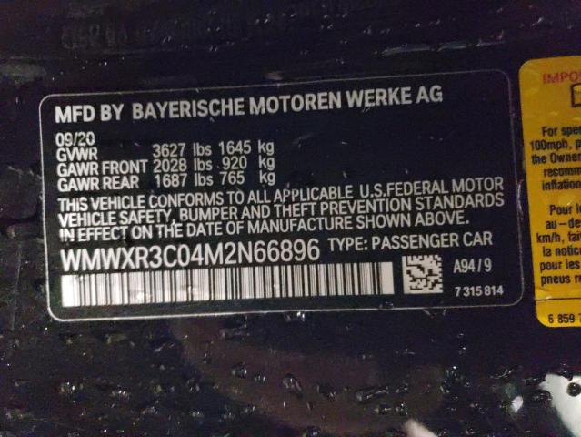 2021 MINI COOPER - WMWXR3C04M2N66896