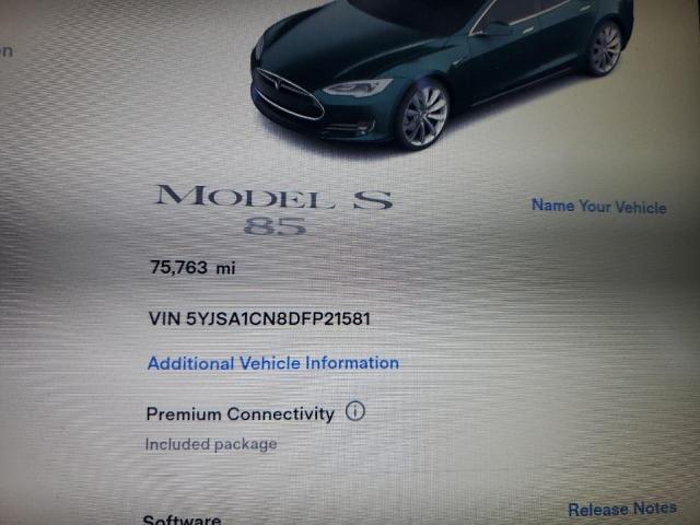 5YJSA1CN8DFP21581 | 2013 Tesla model s