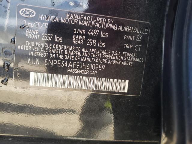 5NPE34AF9JH610989 | 2018 HYUNDAI SONATA SPO