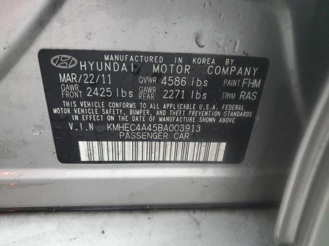 KMHEC4A45BA003913 | 2011 Hyundai sonata hybrid