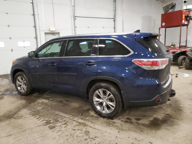 VIN 5TDJKRFH0FS205596 2015 Toyota Highlander, Xle no.2