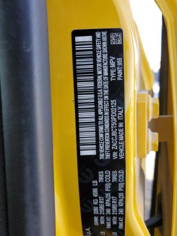 2016 JEEP RENEGADE ZACCJBCT5GPD02125