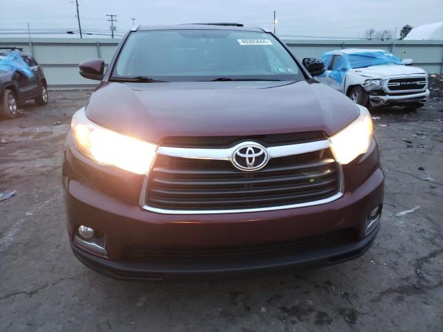 VIN 5TDDKRFH7ES050461 2014 Toyota Highlander, Limited no.5