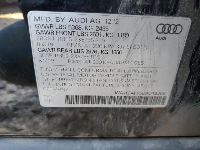 VIN WA1LFAFP5DA048366 2013 Audi Q5, Premium Plus no.12