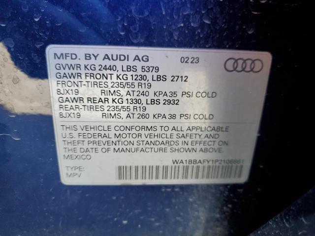 WA1BBAFY1P2106861 2023 AUDI Q5, photo no. 14