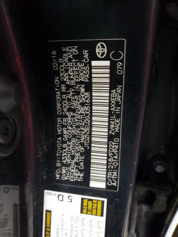 Lot #2811655041 2016 TOYOTA PRIUS V