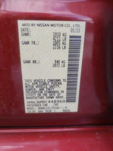 VIN 1N4AL3AP0FC448969 2015 NISSAN ALTIMA no.13