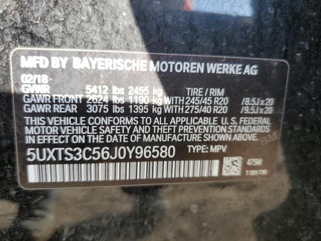 5UXTS3C56J0Y96580 2018 BMW X3, photo no. 12