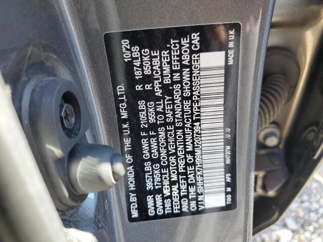 2021 HONDA CIVIC SPOR - SHHFK7H99MU207394