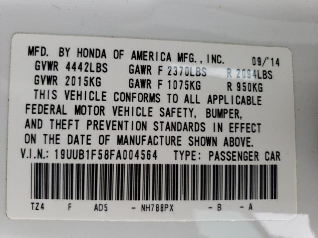 2015 ACURA TLX TECH - 19UUB1F58FA004564
