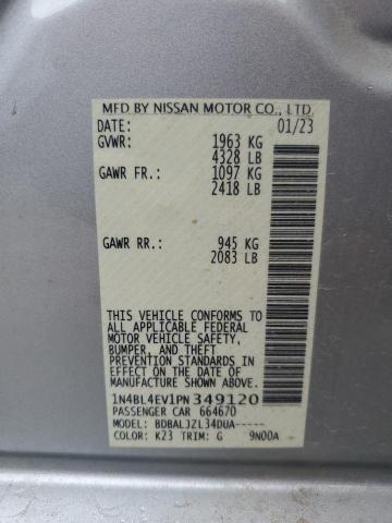 1N4BL4EV1PN349120 | 2023 NISSAN ALTIMA SL