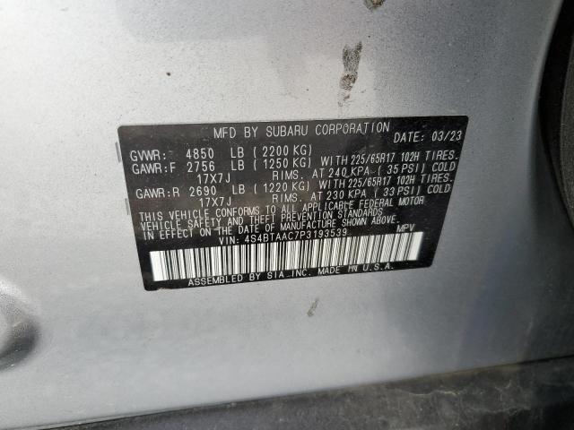 4S4BTAAC7P3193539 | 2023 SUBARU OUTBACK