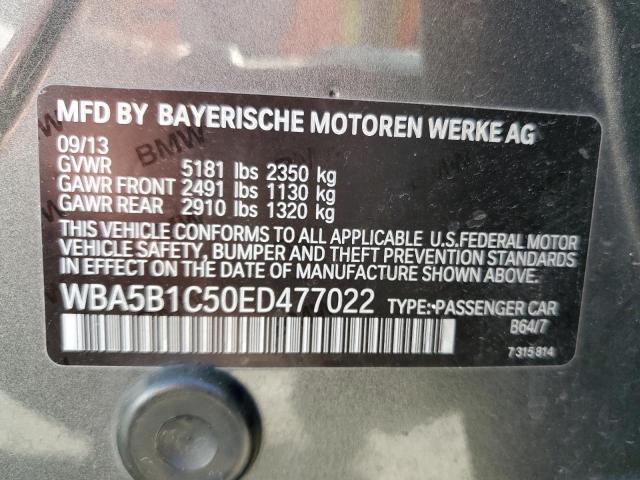 WBA5B1C50ED477022 | 2014 BMW 535 I