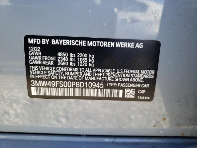 3MW49FS00P8D10945 2023 BMW M3 - Image 12