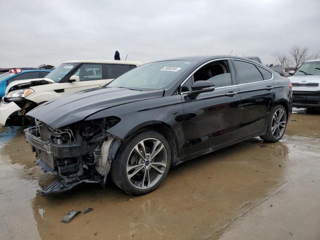 Lot #2500588296 2017 FORD FUSION TIT salvage car