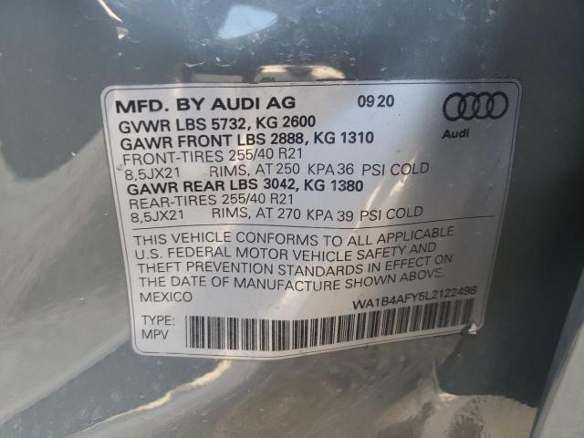 WA1B4AFY5L2122498 2020 AUDI SQ5 - Image 14