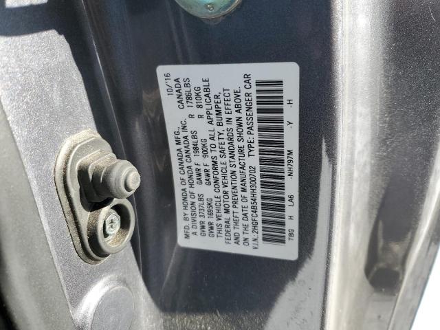2017 HONDA CIVIC LX - 2HGFC4B54HH300702