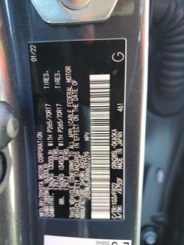 2022 TOYOTA 4RUNNER SR - JTEMU5JRXN6037279