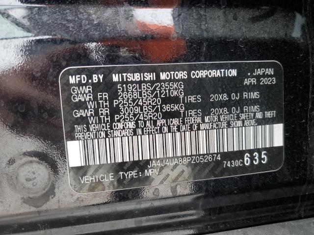 JA4J4UA88PZ052674 | 2023 MITSUBISHI OUTLANDER