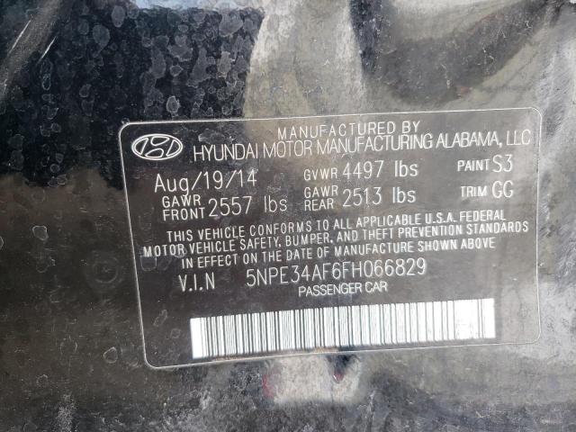 5NPE34AF6FH066829 | 2015 HYUNDAI SONATA SPO