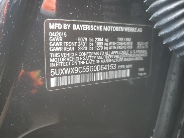 5UXWX9C55G0D64153 | 2016 BMW X3 XDRIVE2