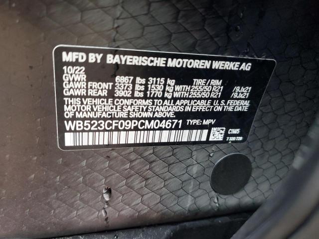2023 BMW IX XDRIVE5 WB523CF09PCM04671