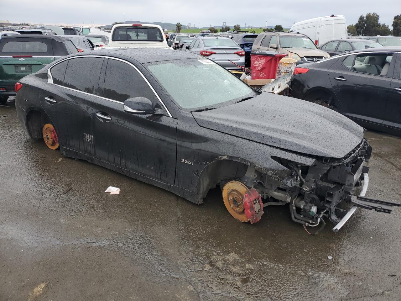 2017 Infiniti Q50 Red Sport 400 vin: JN1FV7AP7HM850117