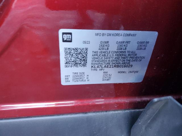 2024 BUICK ENVISTA PR - KL47LAE21RB016029