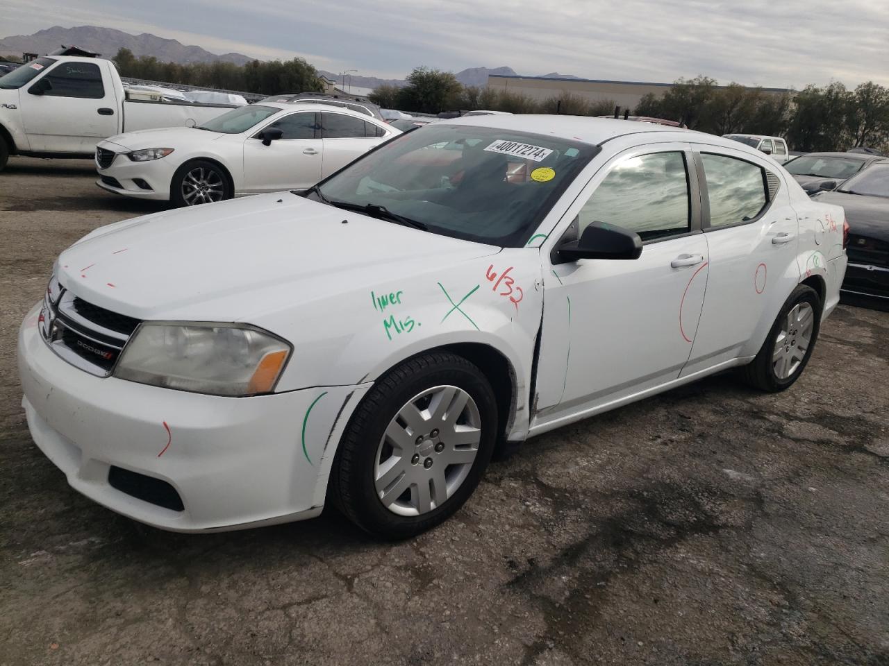 1C3CDZAB2DN741849 2013 Dodge Avenger Se