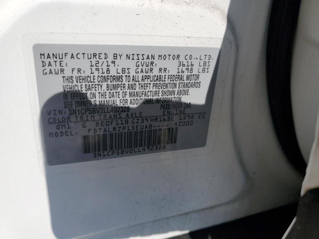 3N1CP5BV2LL492328 | 2020 NISSAN KICKS S