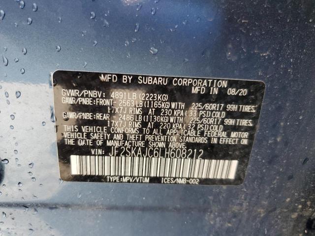 2020 SUBARU FORESTER P JF2SKAJC6LH608212