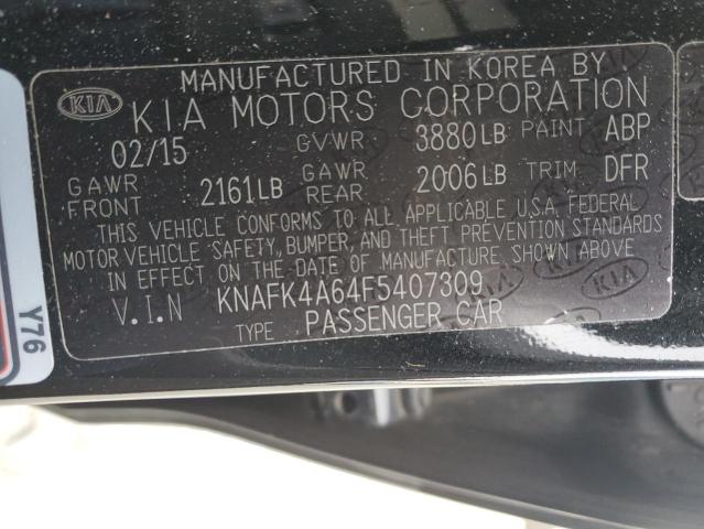 VIN KNAFK4A64F5407309 2015 KIA Forte, LX no.13