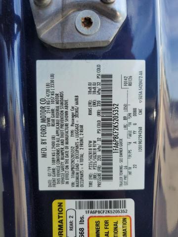 2019 FORD MUSTANG GT - 1FA6P8CF2K5205352
