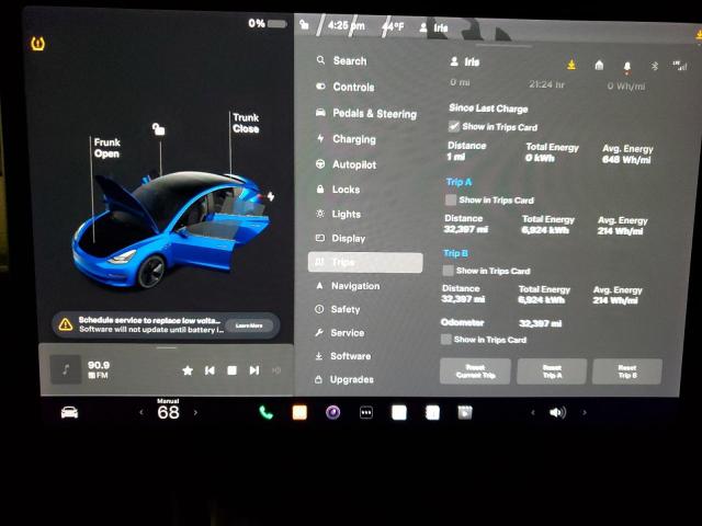 5YJ3E1EA4MF048114 | 2021 TESLA MODEL 3