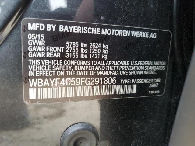 VIN WBAYF4C59FG291806 2015 BMW 7 Series, 740 Lxi no.12