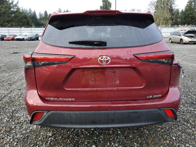 VIN 5TDBZRBH7NS573164 2022 Toyota Highlander, L no.6