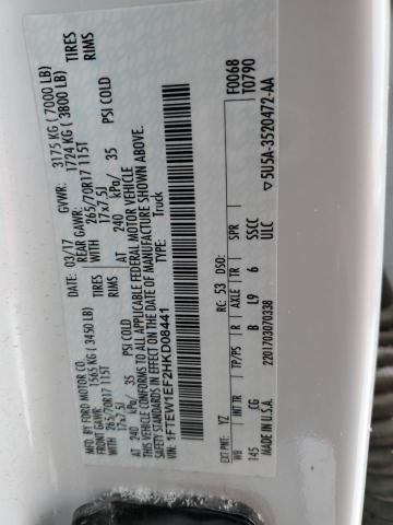 2017 FORD F150 SUPER - 1FTEW1EF2HKD08441