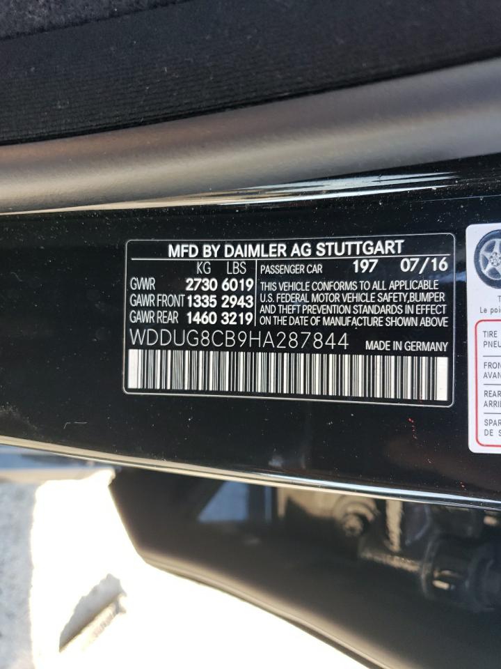 WDDUG8CB9HA287844 2017 Mercedes-Benz S